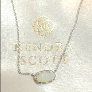 Kendra Scott Necklace- color Iridescent Drusy